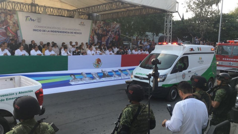 Atestigua CDV desfile conmemorativo de la Independencia