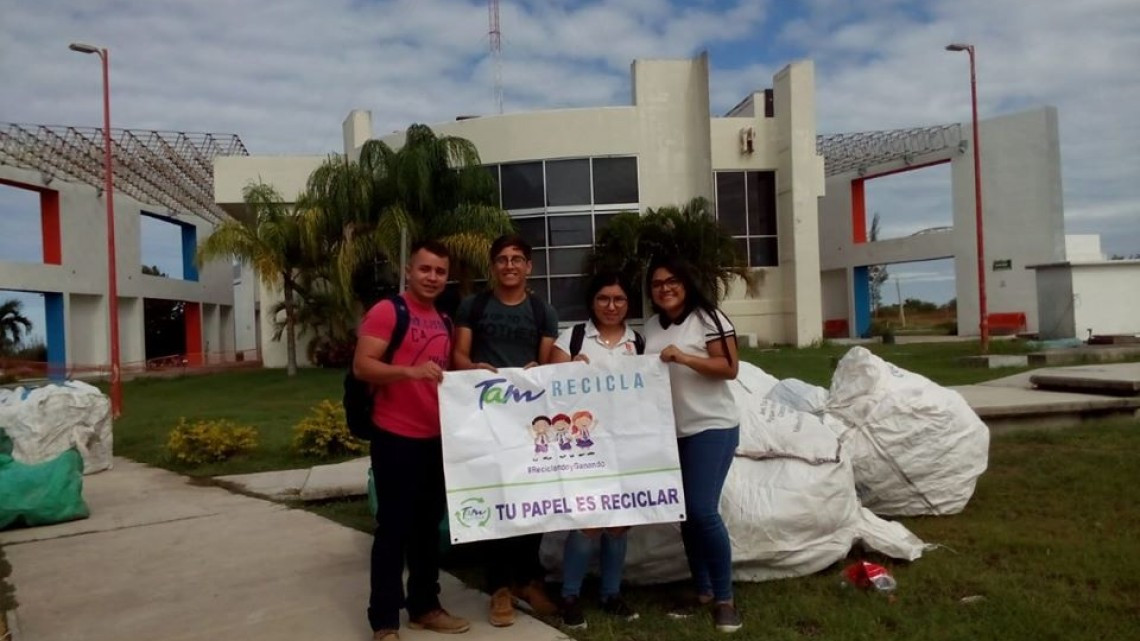 TAM recicla evita la tala de 10 mil 658 árboles: Gobierno de Tamaulipas