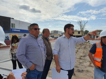 Recorre titular de SEDATU obras del Programa de Mejoramiento Urbano en Reynosa 