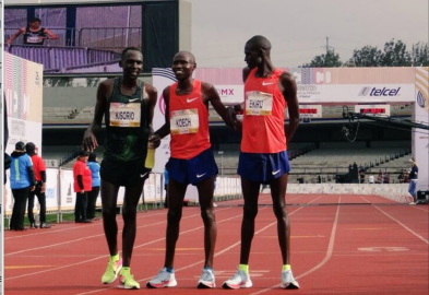 Kenia se lleva el primer lugar en el Maratón de CdMx