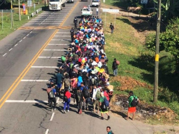 Ingresa  a Chiapas 6ta caravana migrante