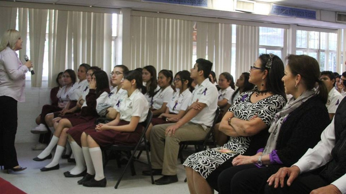 DIF Matamoros lleva programa “#AmorNoDolor a secundarias