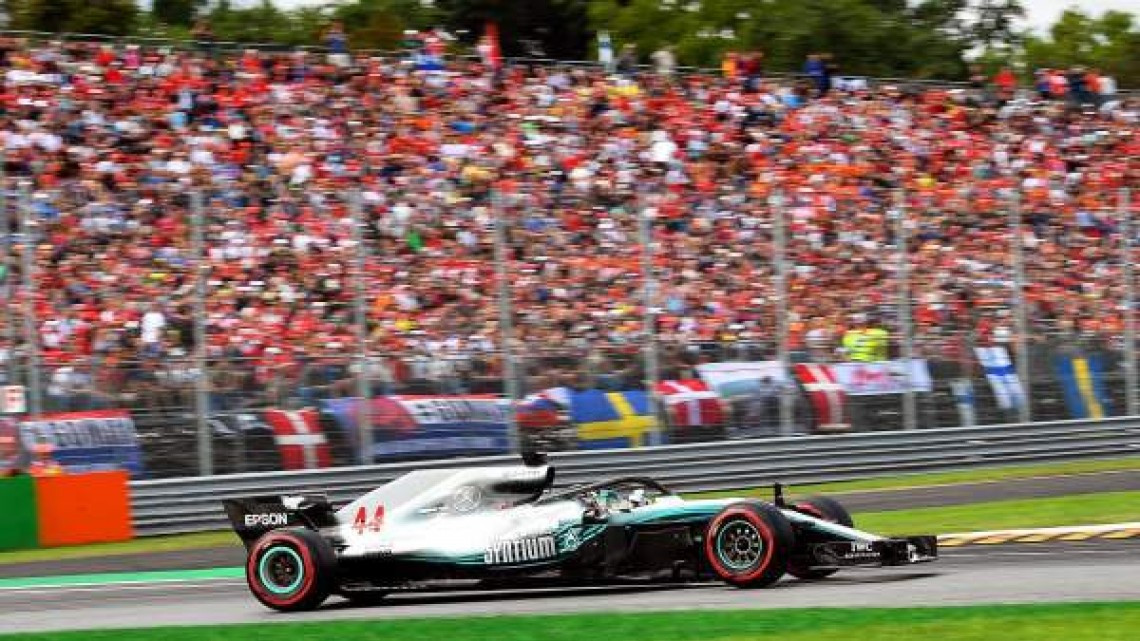 Lewis Hamilton se lleva en el GP de Italia, Checo Pérez termina en octava posición