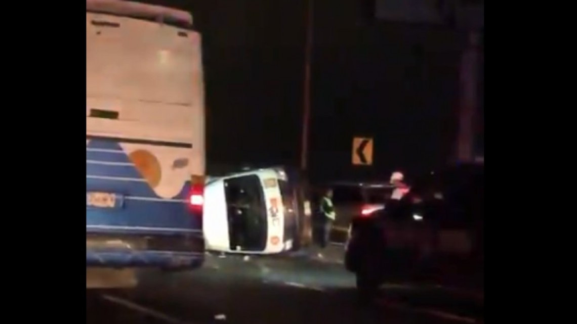 Accidente en la México-Pachuca deja un muerto  y más de 10 heridos