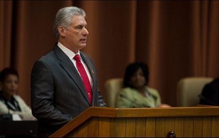 Parlamento de Cuba designa a Díaz-Canel como presidente de la República