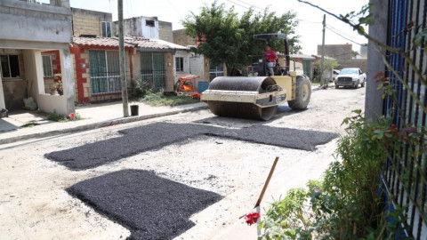 Continúa el programa de bacheo permanente 