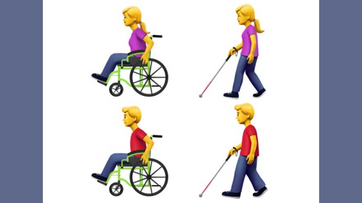 Presentan “emojis” de personas con discapacidad