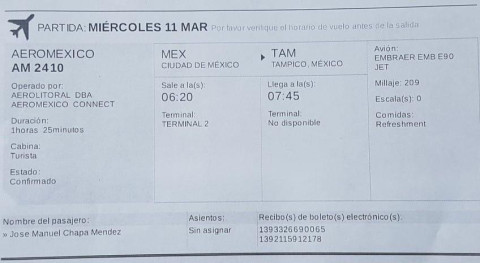 Victorense que viajó con primer caso de Coronavirus realizó su rutina normal durante varios días