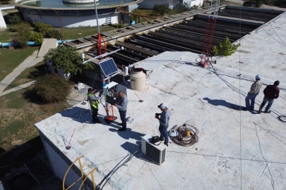 Realiza Secretaría de Recursos Hidráulicos mantenimiento preventivo a estaciones climatológicas en la frontera norte
