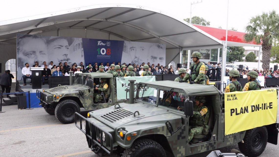 En Victoria se desarrolla el desfile del 20 de noviembre sin novedad