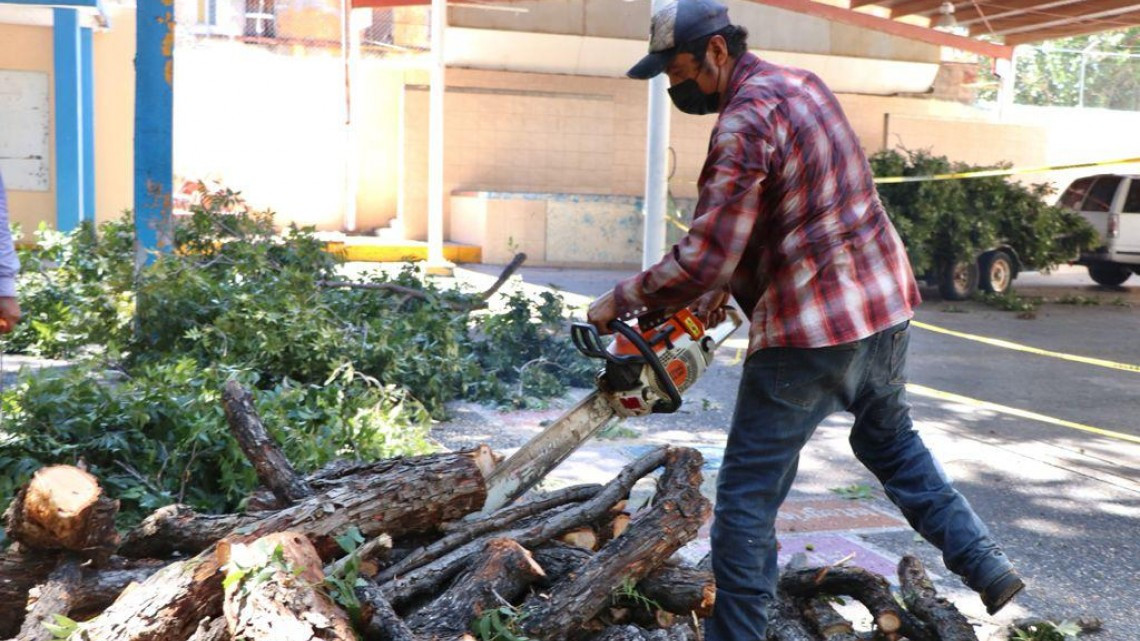 Carmen Lilia emprende campaña de atención y limpieza en las escuelas