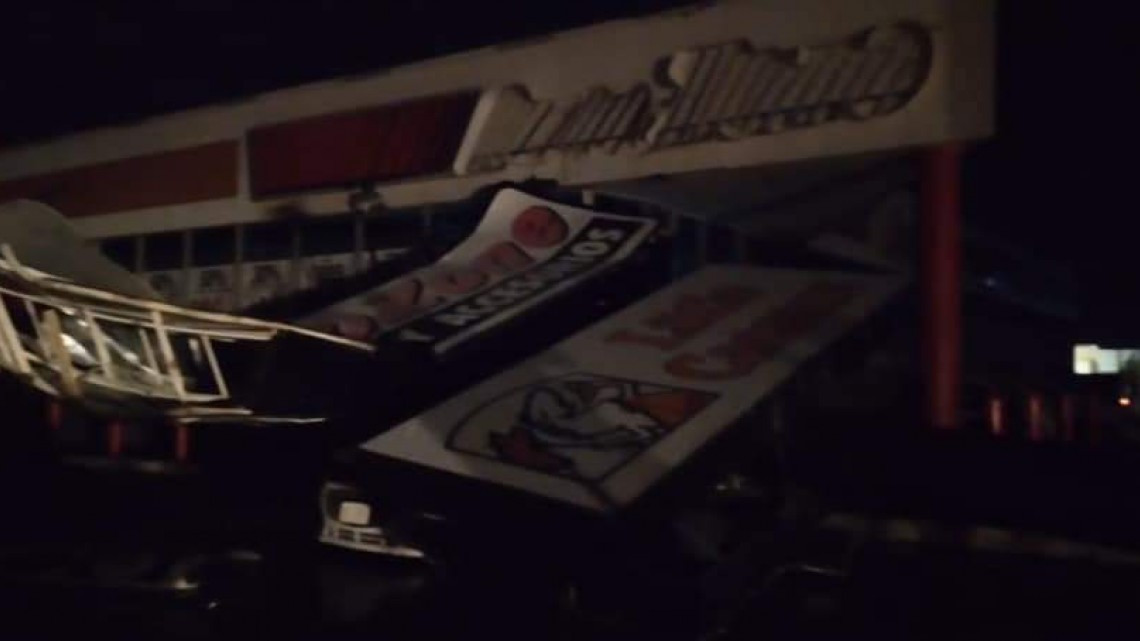 Tormenta causa destrozos en Nuevo Laredo