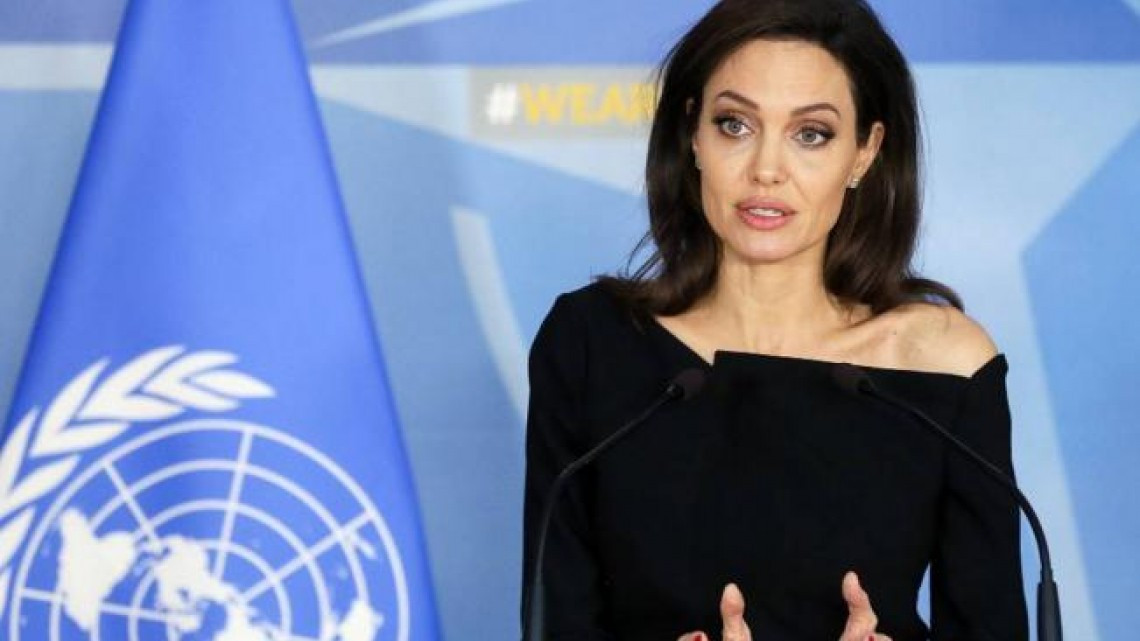 Angelina Jolie con OTAN contra la violencia sexual