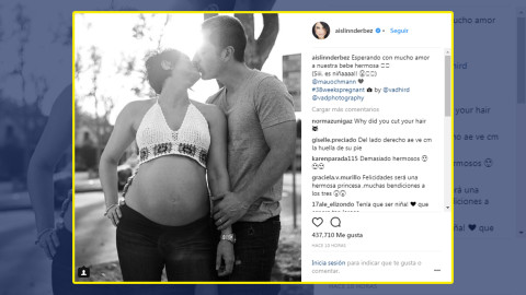 Aislinn Derbez da a conocer el sexo de su bebé