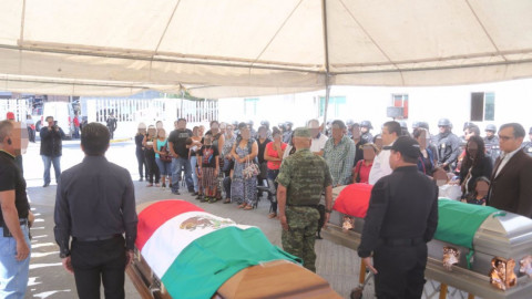 Rinde SSP homenaje a elementos fallecidos en San Fernando 