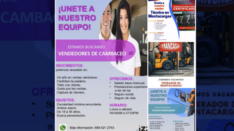 Feria virtual ofrece 200 vacantes laborales