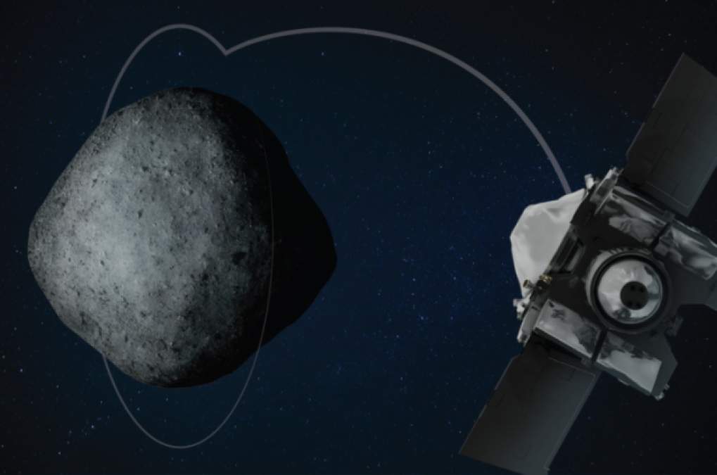 Son tomadas por primera vez en la historia muestra de asteroide por nave de la NASA