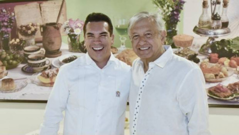 Se reúne AMLO con gobernador de Campeche