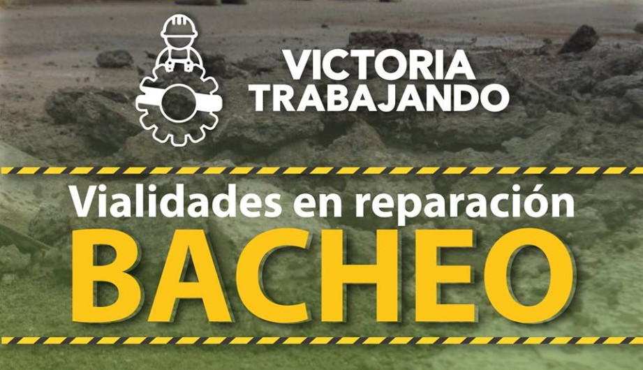 Lista de vialidades con trabajos de bacheo