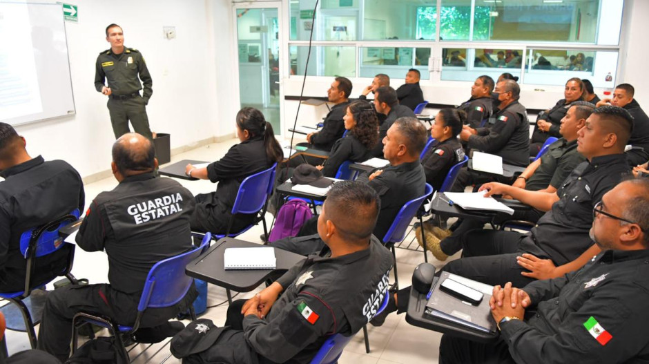 Recibe Guardia Estatal capacitación internacional de inteligencia y contrainteligencia