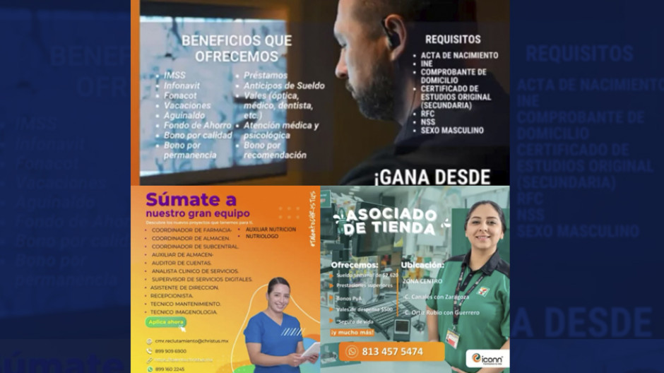 Empleo en Reynosa: Realizan feria virtual de trabajo