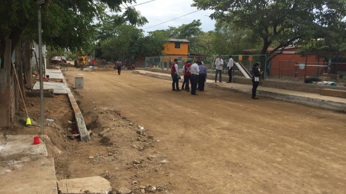 Recorren avance de obras, buscando beneficio para el mayor número de habitantes.