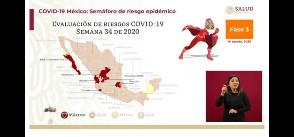 Campeche, primer estado en pasar a color amarillo en semáforo epidémico 