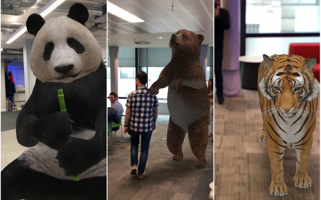 Google te lleva un panda a tu cuarto con realidad aumentada