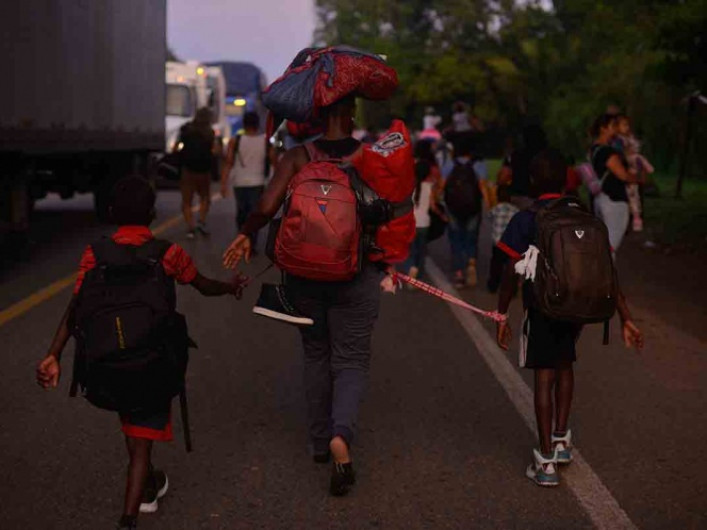 Rescatan en Chiapas a migrantes centroamericanos