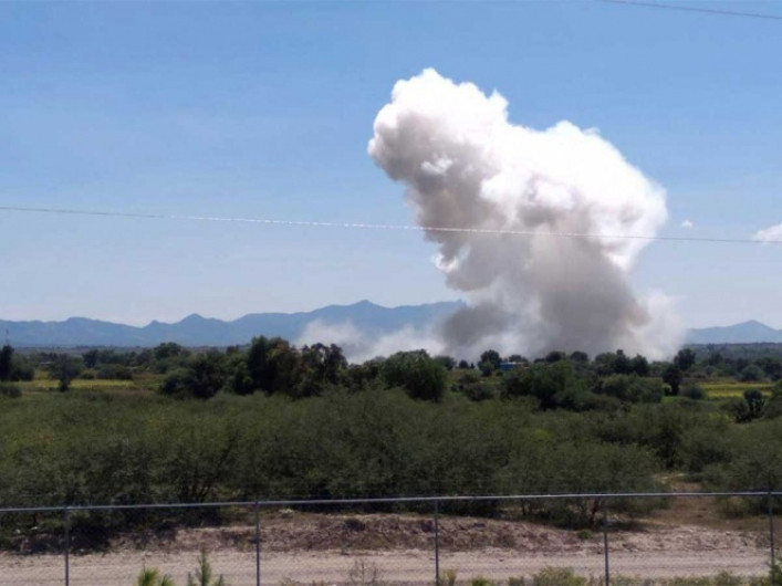 2 muertos en Hidalgo tras explosión de polvorín