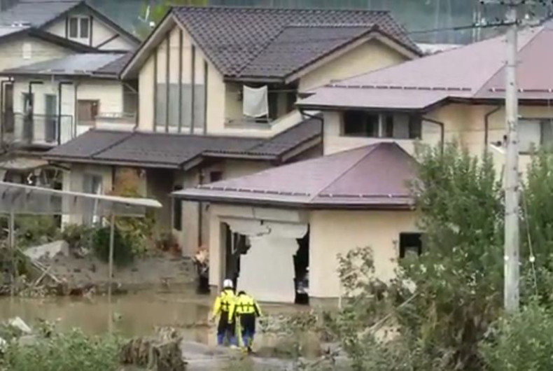 Fuertes lluvias en Japón azotan zonas devastadas por tifón Hagibis 