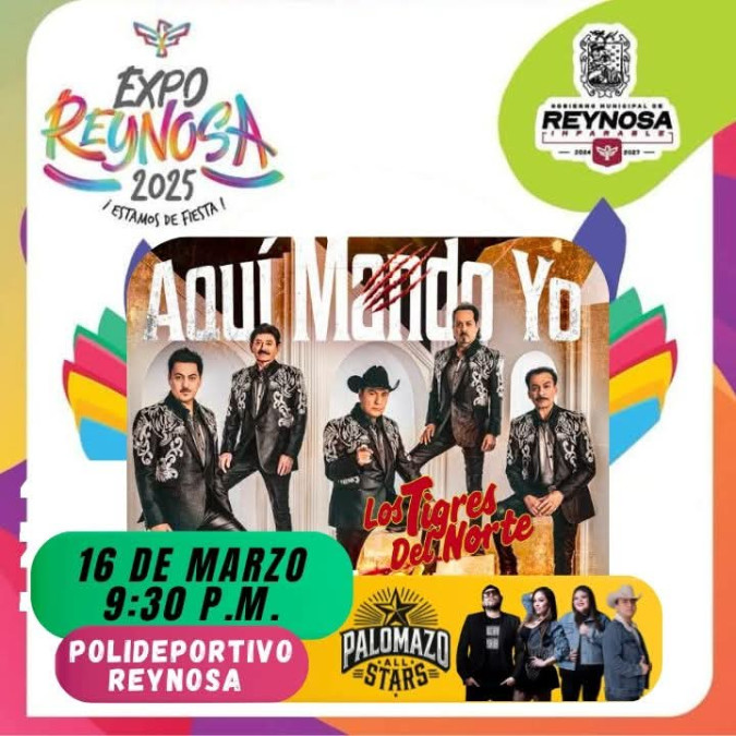 Presentará el Teatro del Pueblo de la Expo Reynosa 2025 a Los Tigres del Norte