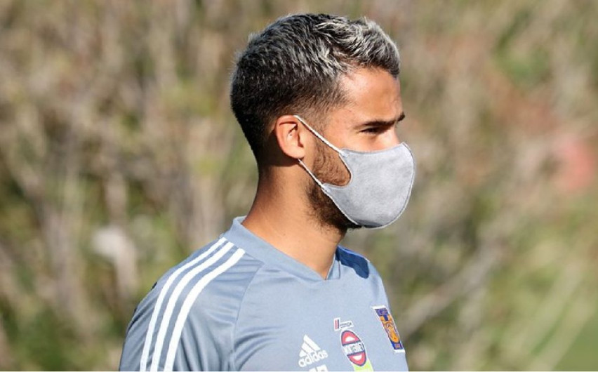 Diego Reyes sale positivo a COVID en Tigres