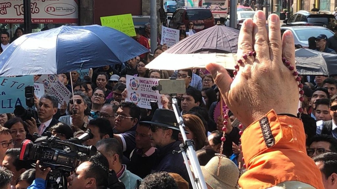 Protestas en CDMX por dictamen Infancias Trans