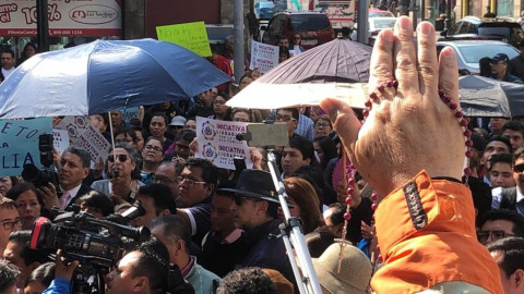 Protestas en CDMX por dictamen Infancias Trans