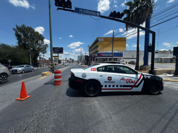 AVISO DE LA POLICÍA VIAL: cierre de tramo en el bulevar Hidalgo