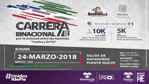 Invita Ayuntamiento a Primer Carrera Binacional 2018