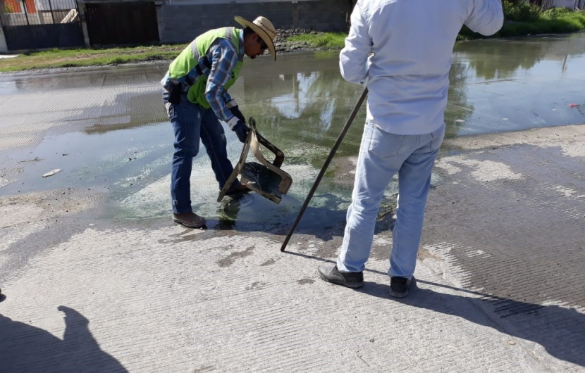 Tiene COMAPA jornada de saneamiento por 6 colonias
