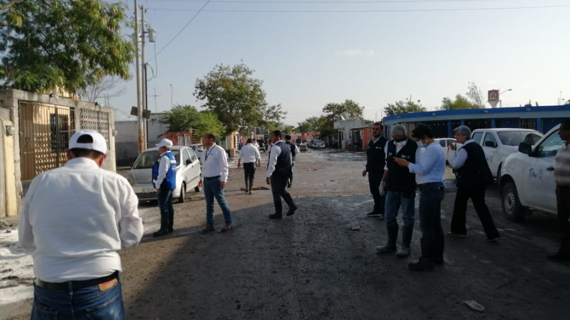Continúa atención a familias de Reynosa tras inundaciones