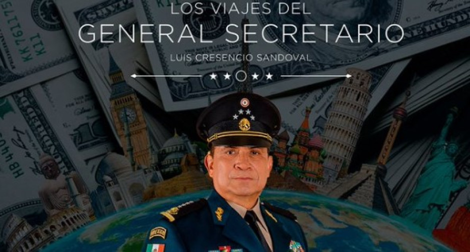 Mexicanos contra la Corrupción da a conocer "viajes terciopelo" de titular de Sedena