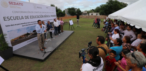 Inicia construcción de primaria con inversión aproximada a los 20 MDP : Alcalde Mario López