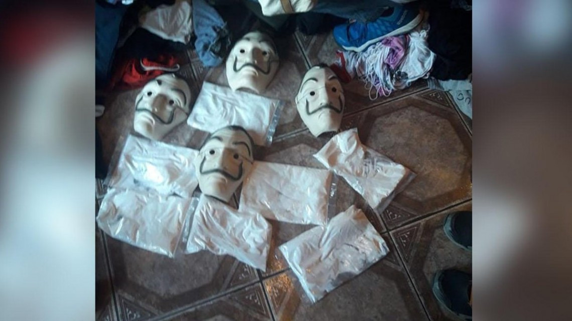 Cae una banda inspirada en "La casa de papel"