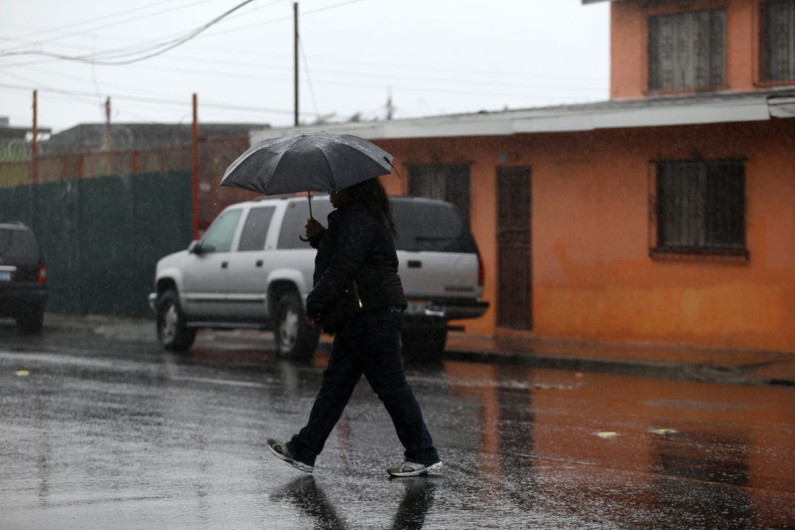 Tormentas puntuales muy fuertes en el territorio nacional