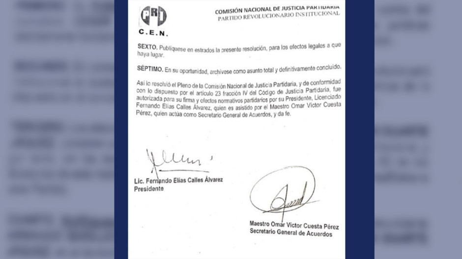 César Duarte es expulsado oficialmente del PRI