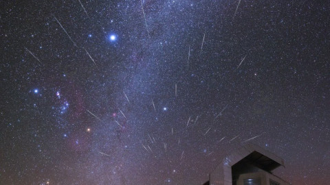 Así se ha vivió la lluvia de las Gemínidas