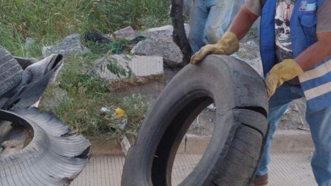 Neumáticos inservibles problema grave en Nuevo Laredo