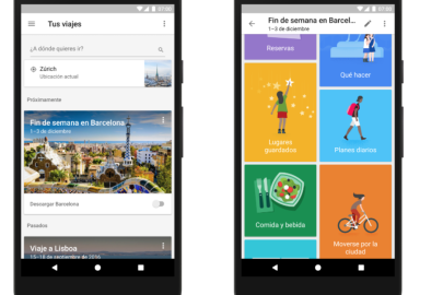 Google Trips, la aplicación que planea tus vacaciones