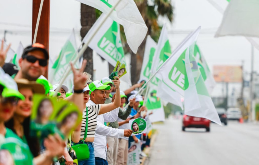 Suman brigadas de Maki Esther Ortiz Domínguez, votos para la 4T Pintando de Verde a Tamaulipas 