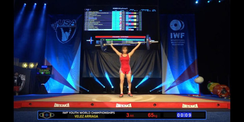 Pesista Tamaulipeca sobresale en Mundial Juvenil