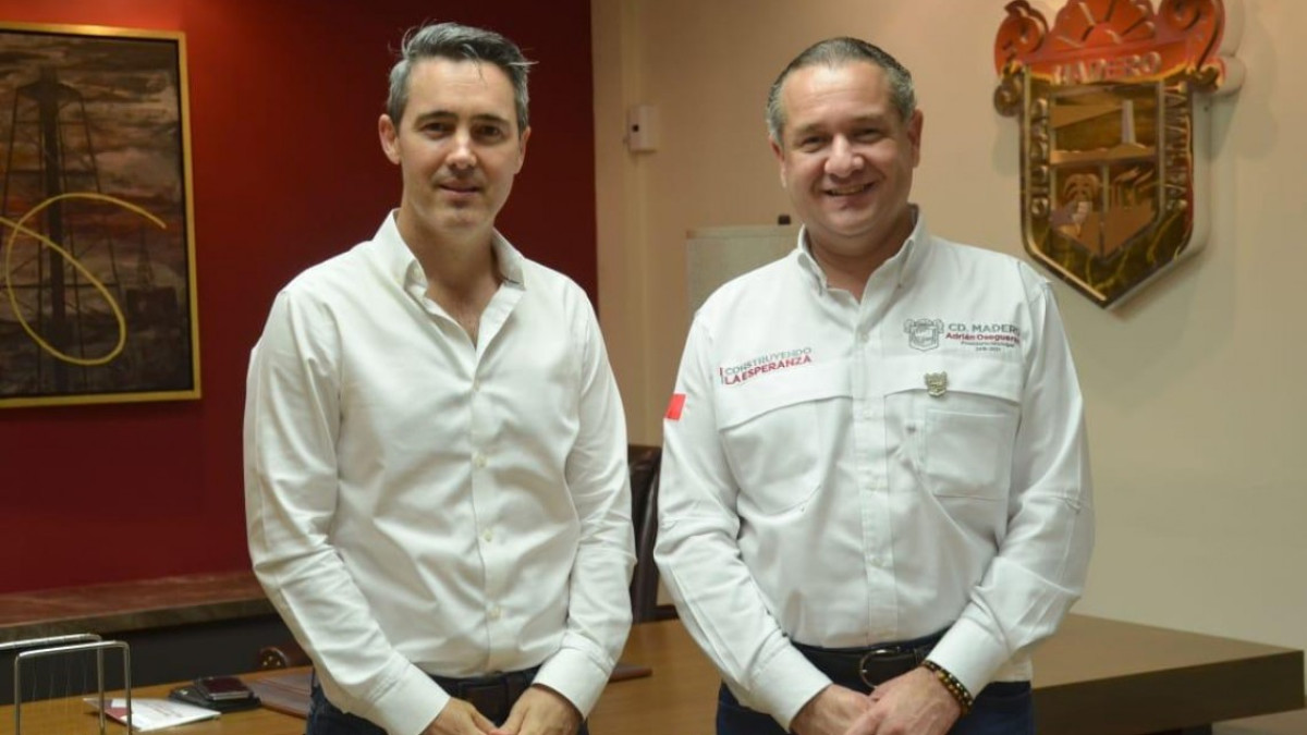 Adrián Oseguera pacta compromisos con próximo delegado federal en Tamaulipas
